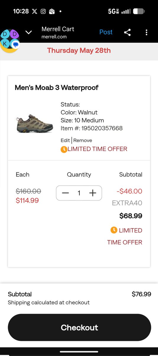 fernypapichulo's tweet photo. @twetlurkr @GlitchedDeals I'm so glad I can read so I know how to mark down the shoes properly https://t.co/Z98pK4xWKg