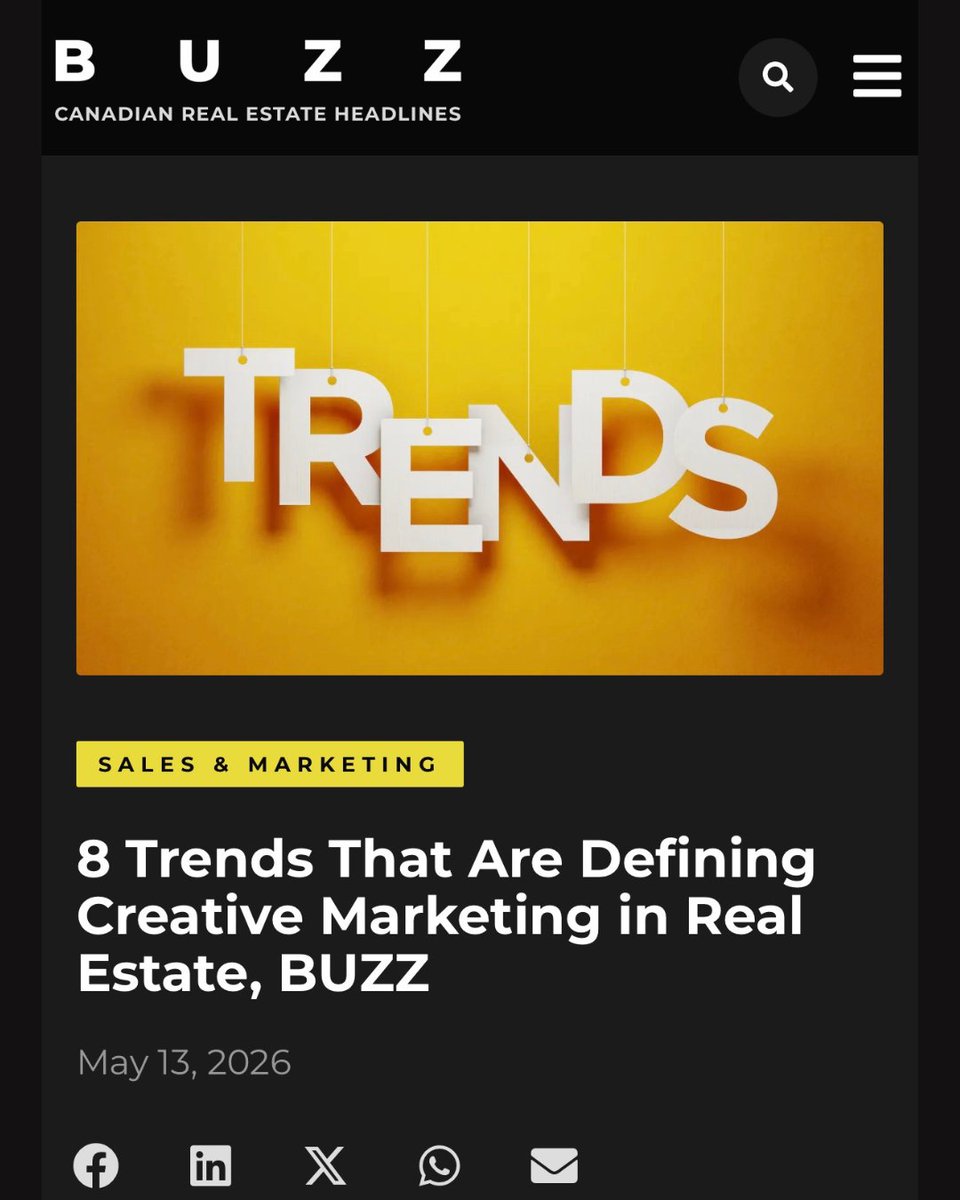 BUZZ Worthy News, Canadian Real Estate Headlines tweet media