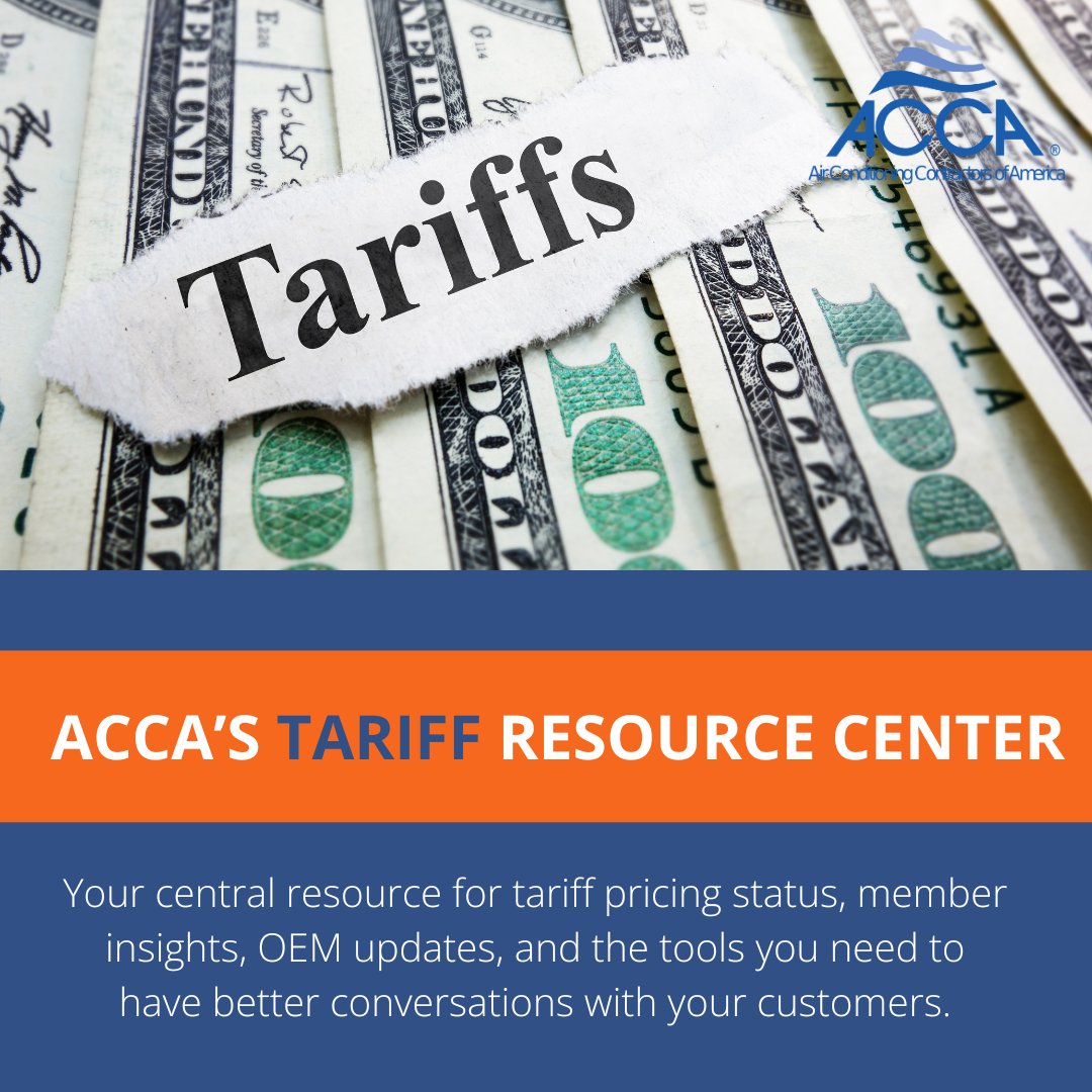 Air Conditioning Contractors of America (ACCA) tweet media