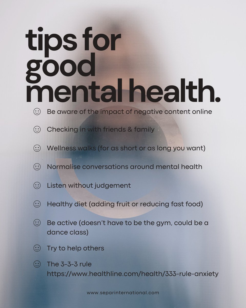 SEPAR_Inter's tweet photo. May is Mental Health Awareness Month
Our training includes:
FFA Level 1 First Aid for Mental Health Awareness
FFA Level 2 First Aid for Mental Health
FFA Level 3 Supervising First Aid for Mental Health
FFA Level 2 First Aid for Youth Mental Health
Training@separinternational.com https://t.co/vIdKsAIIeb