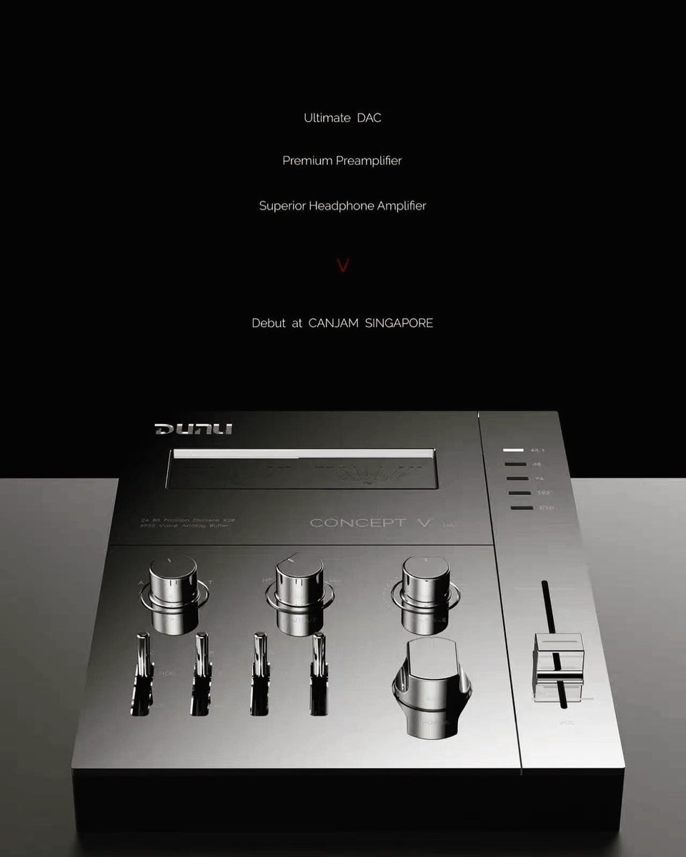 DUNU_Headphone's tweet photo. Concept V debut at CanJam Singapore, don’t miss out! #ConceptV https://t.co/vlYWLGQq8Y