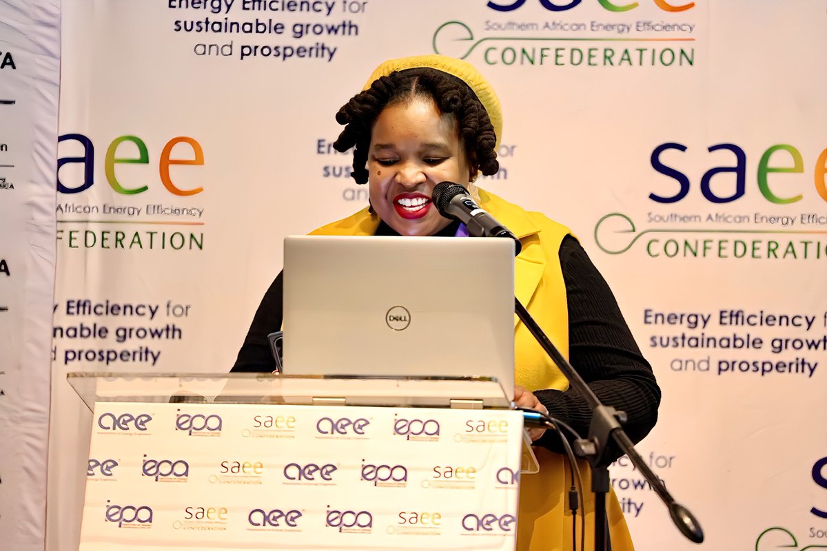 ewseta's tweet photo. Dr Mmaphefo Thwala, Water Sector Manager at #EWSETA, spoke at the #SAEEC Water Efficiency Technical Conference, highlighting that “water efficiency interventions rely on specialised technical and occupational skills.”

#WaterEfficiency #FutureSkills https://t.co/6IEj8AoMke