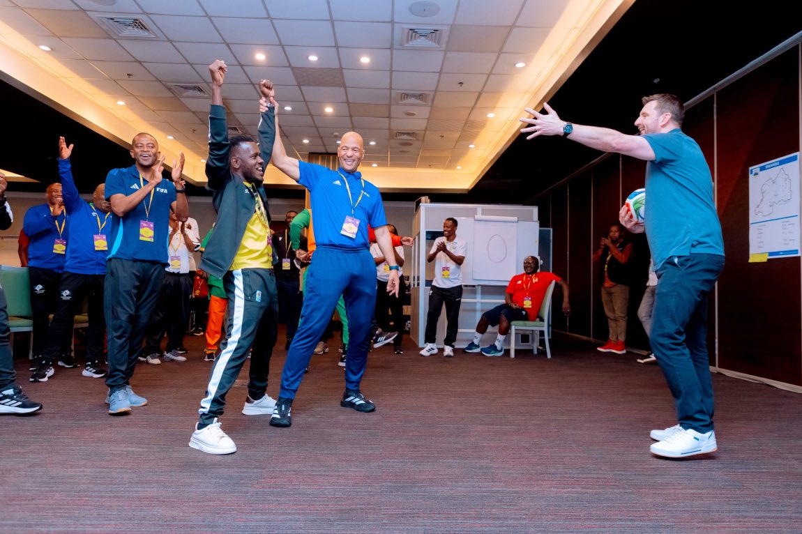 Bakerazy's tweet photo. Honored to be part of the FIFA Talent Development Scheme (TDS) Workshop in Kigali. A great platform for sharing knowledge, strengthening player development pathways, and shaping the future of football. https://t.co/Hy1nc6CI7m