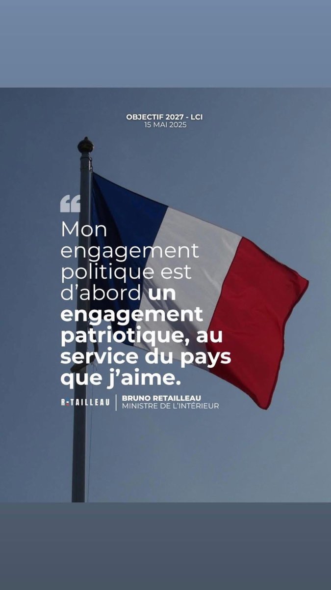 MorganeBravo's tweet photo. #France #Présidentielle2027  
✨#Paris Rendez-vous au Parc Floral, le 2️⃣0️⃣ juin, à 14h pour le grand meeting derrière @BrunoRetailleau! #LR 

🇫🇷@BrunoRetailleau est le candidat officiel des @lesRepublicains pour l’élection #présidentielle de 2027.

🗳️ Il a été largement choisi à 7️⃣4️⃣ % conformément aux statuts des @lesRepublicains et au souhait des adhérents.  

🕊️ Les #adhérents se sont exprimés❗️

💫Ce premier meeting sera le point de départ de notre engagement commun.
Le point de départ du relèvement de la France 🇫🇷. 👏

« Chers compagnons, 
Depuis un an, nous avons relevé notre famille politique. Après des municipales victorieuses, une nouvelle étape s’ouvre : celle d’une campagne présidentielle que nous allons mener ensemble.

Cette campagne, ce n’est pas seulement une échéance. C’est une aventure collective. Un combat pour relever la France, pour lui rendre sa force, sa cohésion et sa liberté.

💪Je veux un État qui protège, un modèle qui valorise le travail, et des Français qui reprennent en main leur destin. Mais rien de cela ne se fera sans vous.

🔵 C’est pourquoi je vous donne rendez-vous : 
✨Samedi 2️⃣0️⃣ juin 2026
🕐 À 14h, ouverture des portes dès 13h
📍Parc Floral de Paris »
Inscriptions 👇
🔗 https://t.co/XLaT10QYCM

🇫🇷 « J'ai fait voter nos adhérents et j'ai obtenu 74 % des suffrages. 
2027, ça ne sera pas n'importe quelle élection…
je considère que c'est l'élection de la dernière chance. »❗️
@BrunoRetailleau aux @GG_RMC

🔴« De quelle “clarification” @GabrielAttal a-t-il besoin ? 
🇫🇷 La ligne que nous proposons avec @BrunoRetailleau est très claire : 
c’est celle de l’alternance dont le pays a tant besoin pour sortir de l’échec de ces deux quinquennats, le bilan du parti qu’il préside. 
Peut-être devrait-il plutôt expliquer comment il protège la #démocratie en faisant voter LFI ? » @fxbellamy @SudRadio 

📍« @BrunoRetailleau est le candidat naturel et légitime. Heureusement qu’il est candidat. Il y a un électorat de #droite qui veut une offre politique de droite. 
C’est à dire libéral en économie et très ferme sur le régalien. » @AgnesEvren 

🍀 L’aventure commence maintenant ! 
🚀 🚀 🚀  

#AvecRetailleau #Retailleau #Retailleau2027
@othmannasrou @theo_amsaadi @PatriotesEU @LesJeunesBR 
@EPP @ManfredWeber #EU 
#Politique #Diplomatie #Europe 
@Le_Figaro 
#EU #Politique #Europe #USA #Canada 
#LCI #BFMTV #Cnews