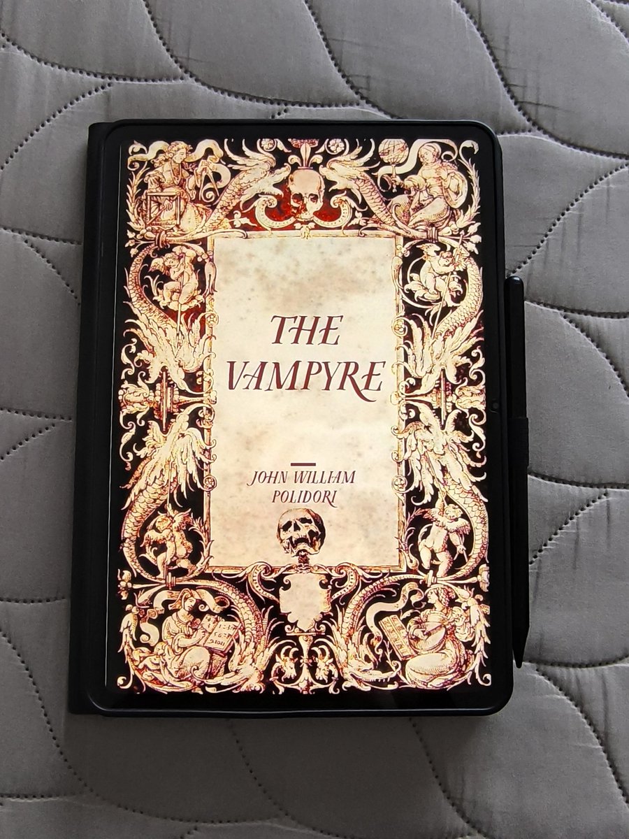 MaraHeliora's tweet photo. Friday Book Pick 📖

Title: The Vampyre
Author: John William Polidori
Genre: Gothic Horror

Polidori's creation of the smooth, mysterious vampire predates
even Dracula and set the stage for so many of the dark, seductive vampire tales we love now...🌑🧛🩸
#books https://t.co/GlOLumVrhv