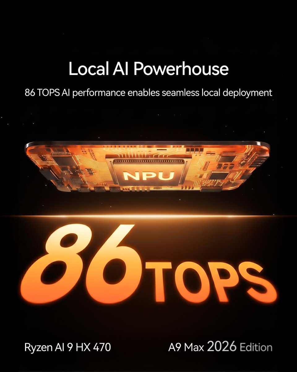 geekompc's tweet photo. Flagship DNA. Rock-solid power. 🚀

Learn more 🔗👉 Link BIO!
🔥Bonus: Get 8% off at our official stores (US, IT &amp; JP) with code: A9M6D8X 🔥
-----
#GEEKOM #MiniPC #A9Max2026 #pcgaming #game #computer #tech #setup #pcsetup #desksetup https://t.co/h2VbxnqKEO