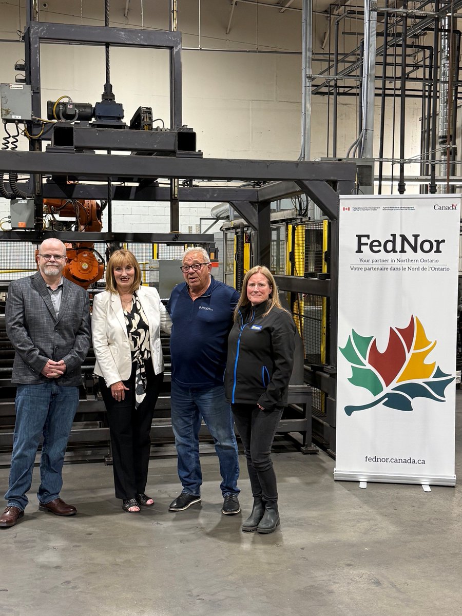 FedNor's tweet photo. Proud to invest over $2.2M so that five North Bay &amp; area manufacturers can diversify, grow, strengthen domestic supply chains, and more. #FedNor #RTRI #NorthernON
https://t.co/VvyoyE9d5e https://t.co/X8Dd2eMUhg