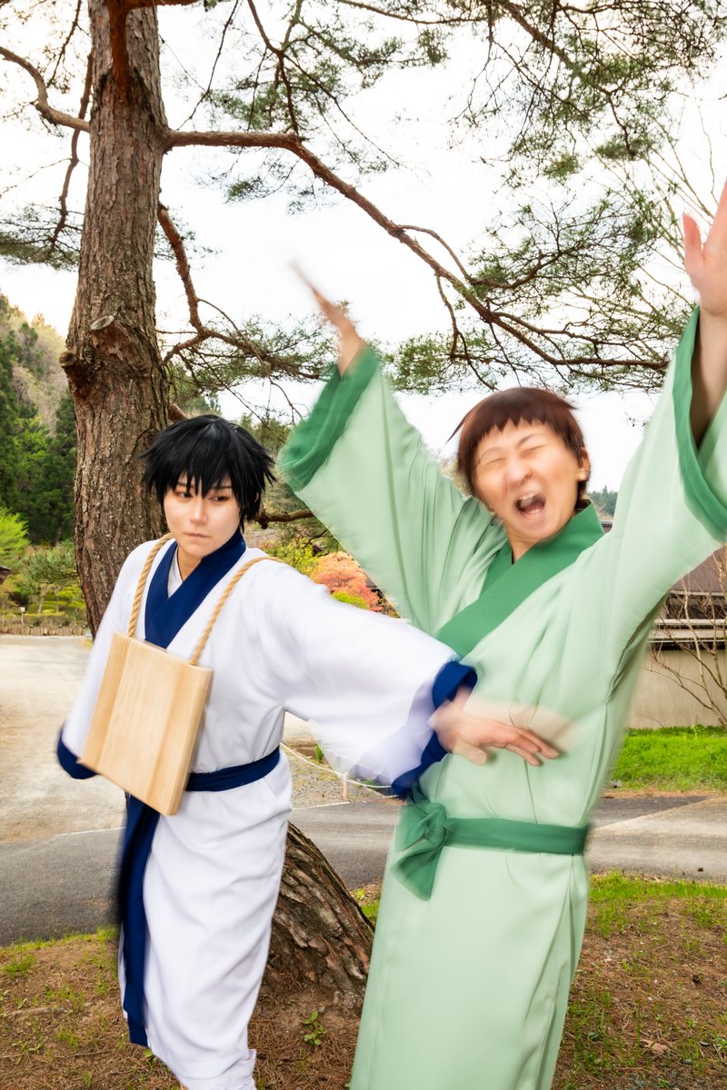 agetate_cos's tweet photo. ※コスプレ注意/ギャグマンガ日和

――――――――

弟子こわし
さながら鬼の
ごとし

――――――――

芭:あげもの
曽:芭憐さん(@__Len1006)
photo:ちみさん(@iwapic)
スペシャルサンクス:花綾ちゃん https://t.co/AgoIdBeH40