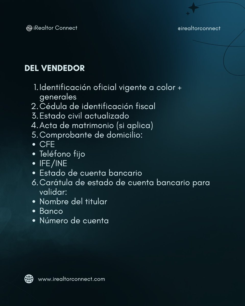 IrealtorC's tweet photo. 🏡✨ ¿Vas a vender tu propiedad?

Tener tu documentación completa puede agilizar el proceso de escrituración y evitar retrasos en la compraventa. 📑🔑 https://t.co/nyRJmgrBrH