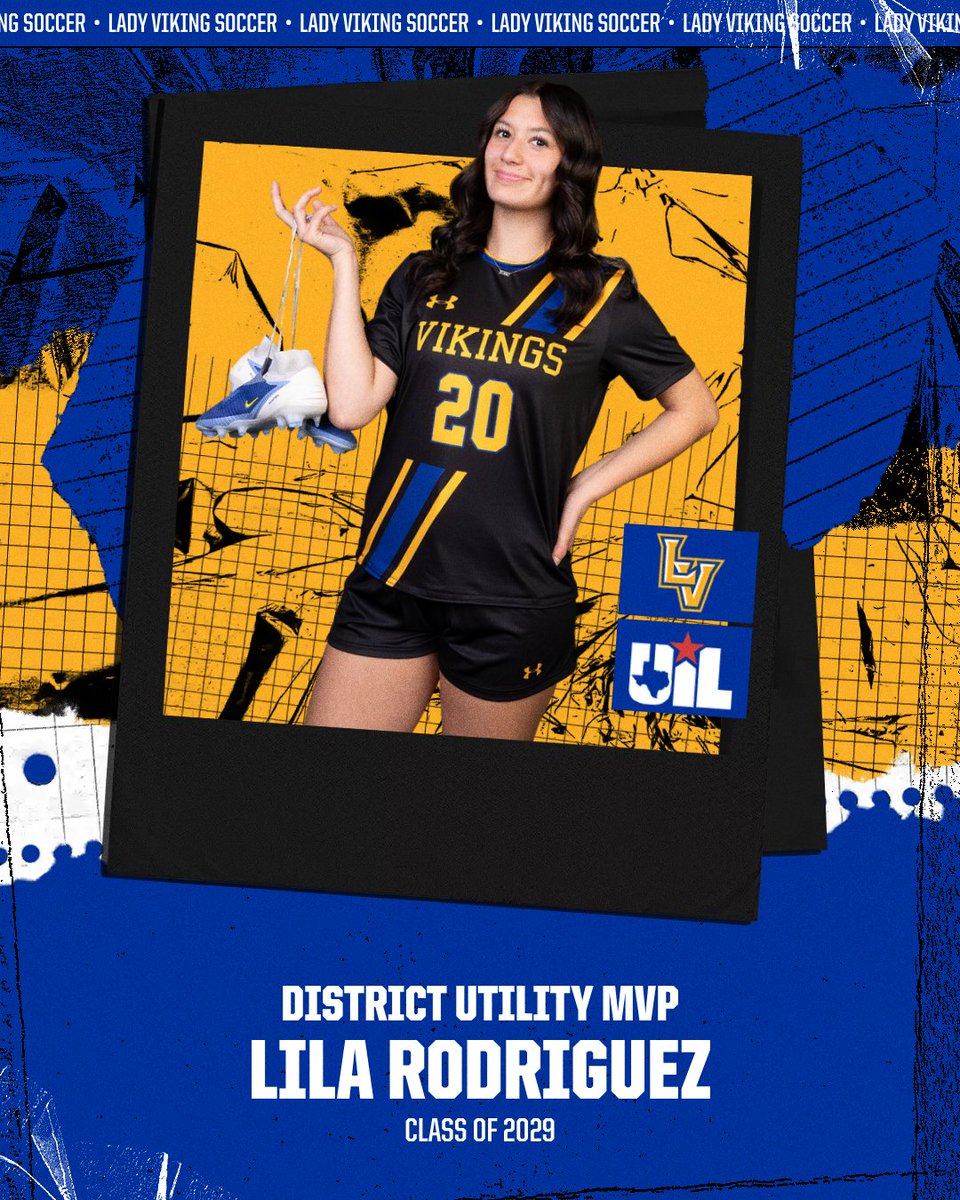 LagoVistaISD's tweet photo. Congratulations to our Lady Viking Soccer Team on an outstanding season! A special congratulations to all of our players who earned District honors this season! https://t.co/CwnqOSYJdM