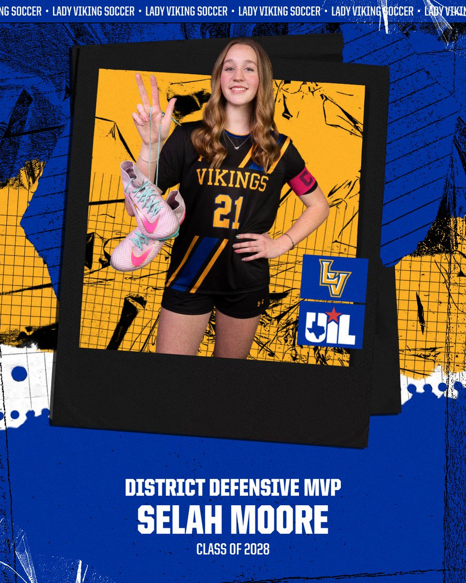 LagoVistaISD's tweet photo. Congratulations to our Lady Viking Soccer Team on an outstanding season! A special congratulations to all of our players who earned District honors this season! https://t.co/CwnqOSYJdM