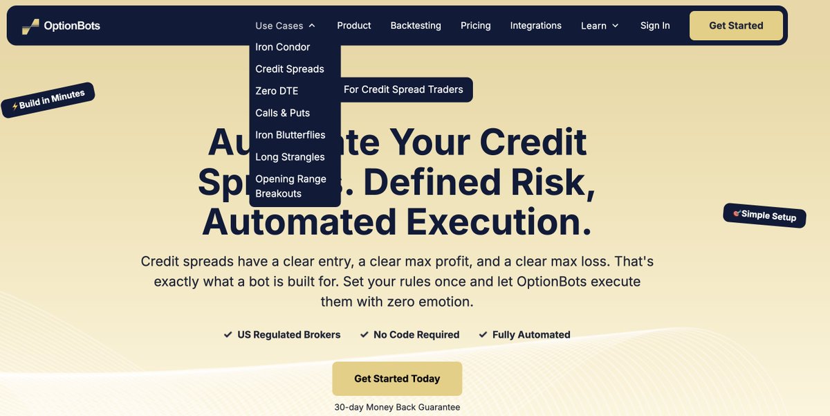 tradebest99's tweet photo. We added "use cases" to our website.

Now you can see which strategies our option bots work on https://t.co/LnCqJnjKvk