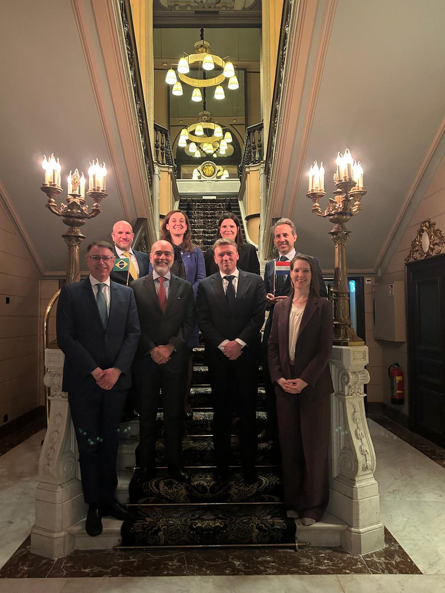 DutchMFA's tweet photo. The Netherlands was pleased to host this year’s political consultations with Brazil today, reaffirming our strong and multifaceted partnership. 1/2 https://t.co/VrMFactiAb