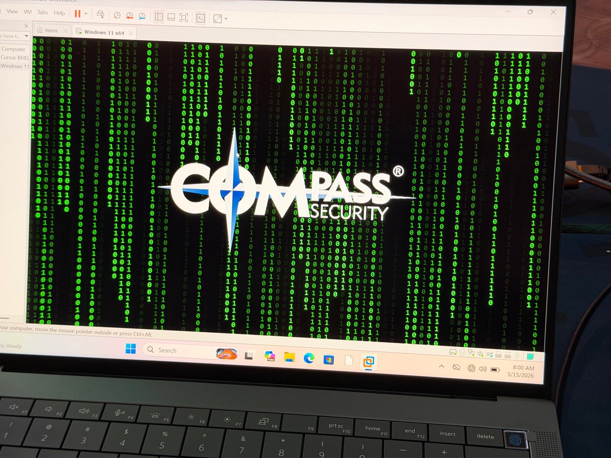 thezdi's tweet photo. Confirmed! Cyrill Bannwart, Emanuele Barbeno, Yves Bieri, Lukasz D., Urs Mueller (@compasssecurity) of Compass Security exploited Cursor in the second round, earning $15,000 and 3 Master of Pwn points. Full win! #Pwn2Own #P2OBerlin https://t.co/iAM7YJELvz