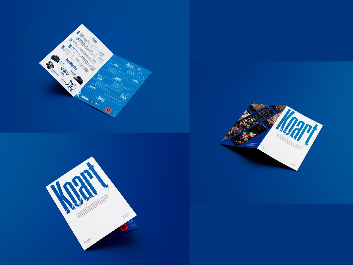 DrewVivas_'s tweet photo. Propuestas de Brochure para el proyecto KOART EQUIPO CREATIVO
—
Colombia | 2025
—
#avc #creativelab #brochure #design #colombia #audiovisual #produccionaudiovisual #rrss https://t.co/3fieYWsmAb