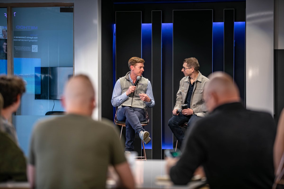 method_inc's tweet photo. At our recent Tech Talk with Mike Storiale and Michael Lewandowski, we discussed the profound impact of agent-driven systems on consumer experiences, traditional business models, and front-end interfaces. Watch it for free here > https://t.co/yBaOryaQ2B https://t.co/XhRPOxBW7S