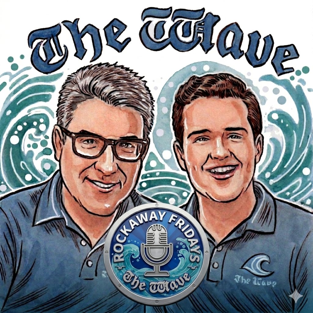 TheRockawayWave's tweet photo. The latest @TheRockawayWave podcast "Rockaway Fridays with The Wave is now LIVE. Special guest today is @RyanSchwach who will discuss the AD23 Democratic Primary race. 

Watch: https://t.co/e9My4dUN7l

Listen: https://t.co/cCZkz98eqm

https://t.co/ssb0R7wnxT https://t.co/vUCiORlSHf