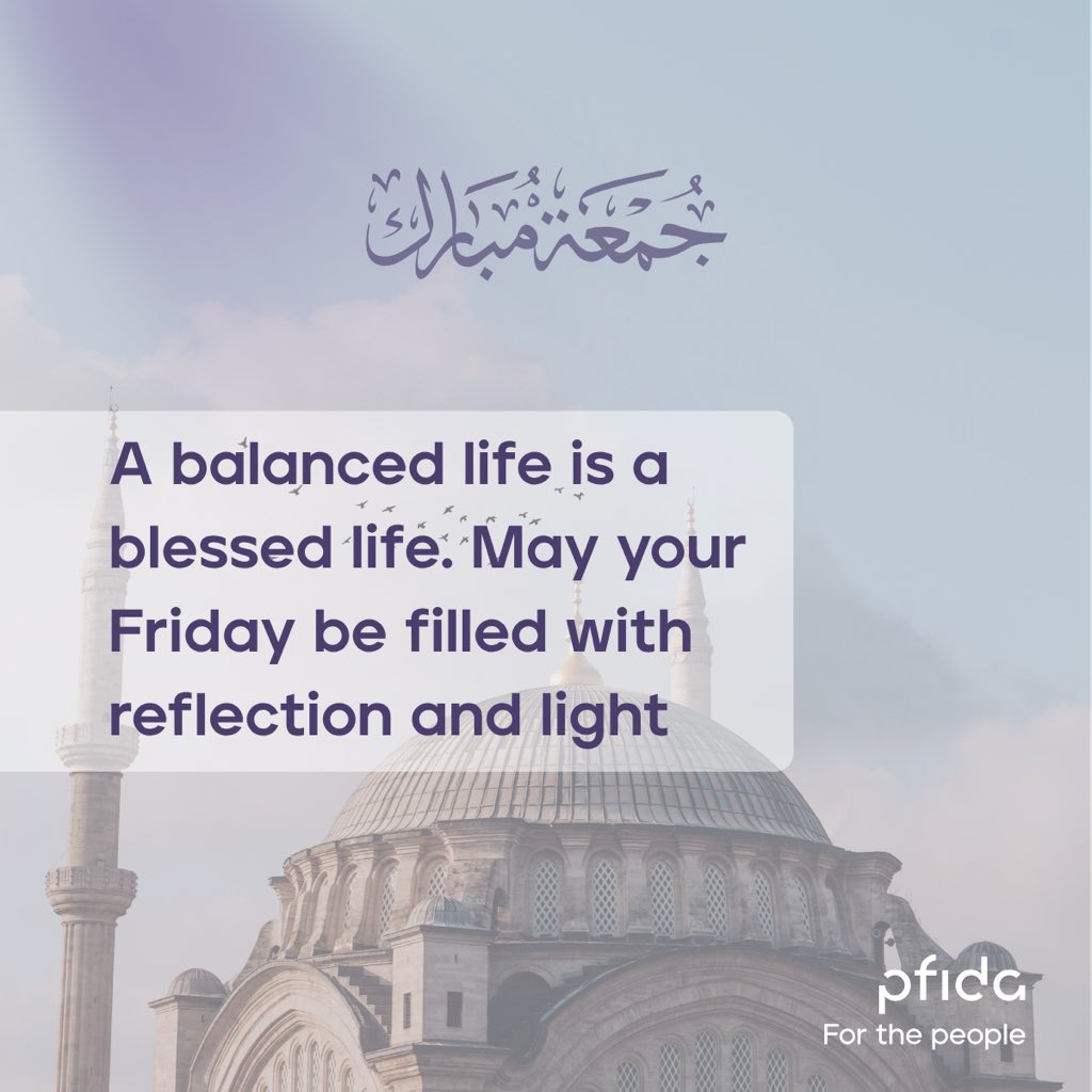 pfidafinance's tweet photo. May your Friday be filled with reflection and light. Jummah Mubarak to our entire community 🤲

#JummahMubarak #Pfida #Homebuying #Shariahcompliant #Halalfinance #Homeownership #Forthepeople https://t.co/rLgQkk4BZj