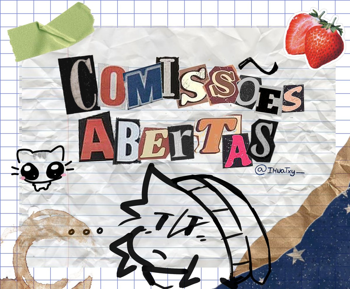 Imnatxy_'s tweet photo. COMISSÕES ABERTAS!✨
• Qualquer dúvida pode me manda mensagem no discord 🍓📩
@/Imnatxy_

Os desenhos são postados no..
https://t.co/hKoa7egen8
https://t.co/LsdcYdDZcj…

🔁 ❤️👥 
Rt e curtidas https://t.co/eDBIkDkI5w