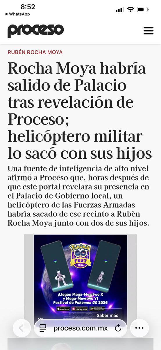 HernanGomezB's tweet photo. QUE @proceso y @jorgecarrascoa ACLAREN A QUÉ HELICÓPTERO SE REFIEREN O DESMIENTAN SU RECIENTE NOTA.
Sería interesante que la revista que hoy maneja @JScherer_Ibarra precise en qué helicóptero,  según su “fuente de inteligencia de alto nivel”, supuestamente sacaron a @rochamoya_ y a sus hijos.  Si se trata de un “Little Bird”, como afirman, hay que decir que ni la @GN_MEXICO_ ni la Fuerza Aérea Mexicana tienen propiamente helicópteros de este tipo en su flotilla. 

Los que utilizan estas dos instituciones. según precisaron en su interior, son los siguientes:

FAM:
- Cougar EC-725
- ⁠Cougar H-225M
- ⁠Bell B-412
- ⁠UH-60M Black hawk 
- ⁠UH-60L Black hawk
- ⁠MD-530F 
- ⁠MI-17
- ⁠Augusta AW-109SP
- ⁠Bell B-407 GX/GXP
- ⁠Bell B-206

G.N:

- UH-60L/M Black Hawk 
- ⁠Bell B-206
- ⁠EC-120
- ⁠MI-17 “Kazan”
- ⁠AS-355

Los “Little Birds” no encajan propiamente en ninguno de los helicópteros antes citados. De hecho, las variantes principales de “Little Birds”, según Chat GPT, son las siguientes:

MH-6B
MH-6C
MH-6E
MH-6H
MH-6J
MH-6M (la versión moderna actual)

AH-6C
AH-6F
AH-6G
AH-6J
AH-6M (actual)

Aquí la nota completa https://t.co/jUr4Ya84N8