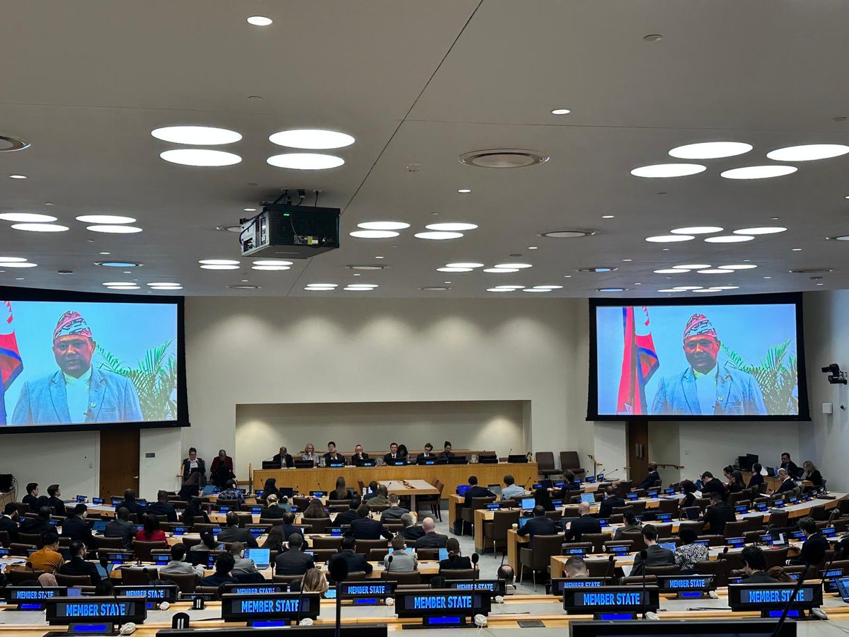 UN ECOSOC President tweet media