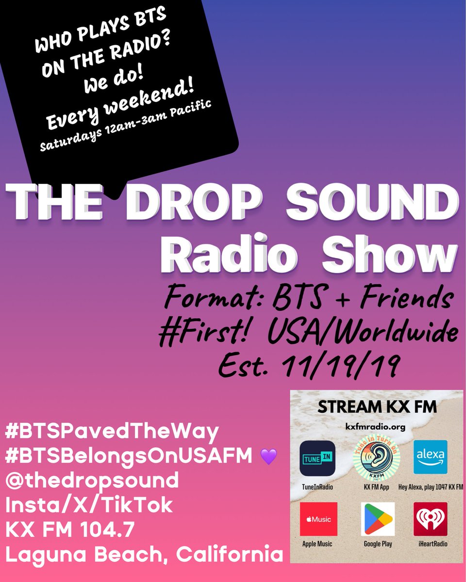 The Drop Sound Radio Show 🥢⁷💜 @thedropsound tweet media