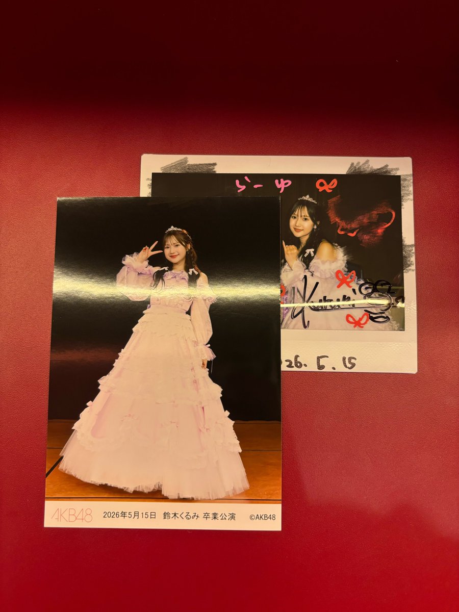 r__st23's tweet photo. 鈴木くるみちゃんに幸あれ
ポラ撮影、お見送り撮影、MVP撮影（画像なし） https://t.co/QPa98hGiTY