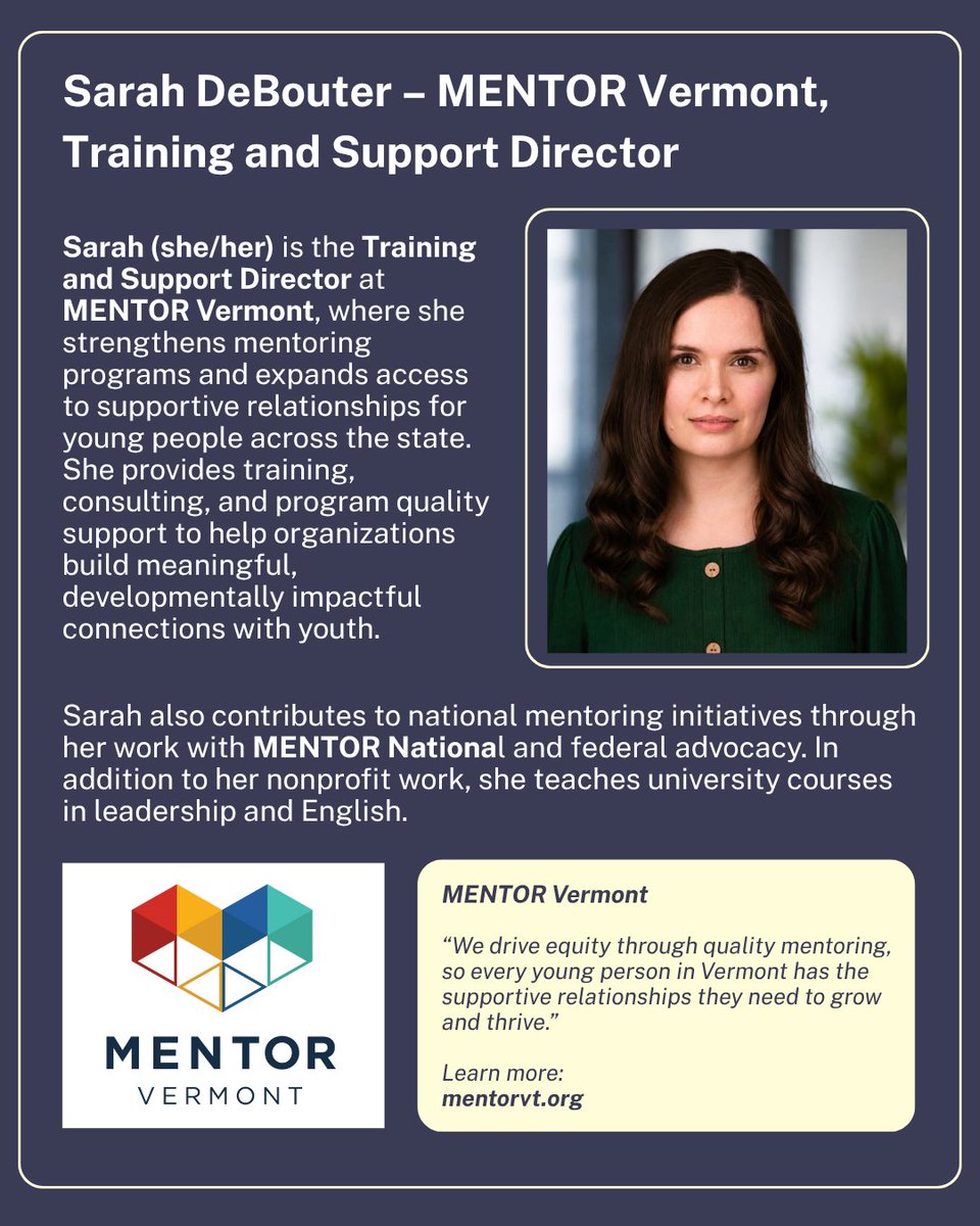 NAMIVT's tweet photo. Join NAMI Vermont for a Community Conversation on the impact of relationships on mental health!

Want to learn more about our panelists? Scroll through the images! If you’re interested in joining us, please RSVP for this FREE event at https://t.co/1SiPTwDFQF. https://t.co/zQcYvxpfax