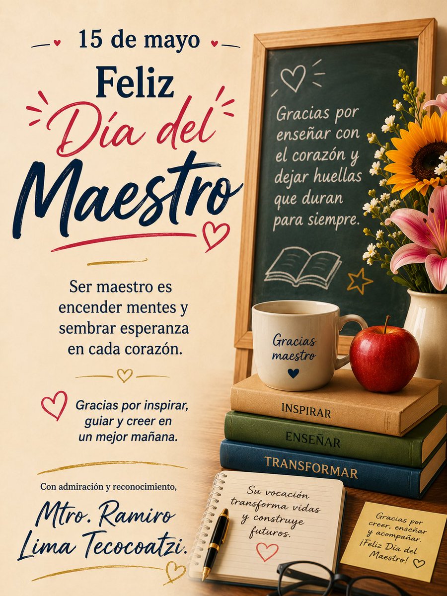 RamixLimder's tweet photo. Con admiración y respeto para esta noble labor! 👨🏻‍🏫 ❤️ 👩🏻‍🏫 
@SEP_mx 
@SnteNacional https://t.co/elZyoLYh8a