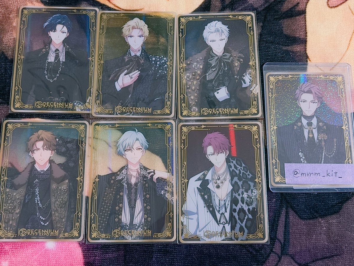 mmm_kit_'s tweet photo. 【交換】アイナナEXPO 2026 アソビストア チケット風 クリアカード

譲
クリカ ：☆一織 ＊ナギ ☆楽 龍之介 ☆悠 トウマ
特典：環 壮五 ＊ナギ 陸  ☆楽 ☆天 龍之介 ☆悠 トウマ 巳波

→ https://t.co/SCRVL1Ez2Q