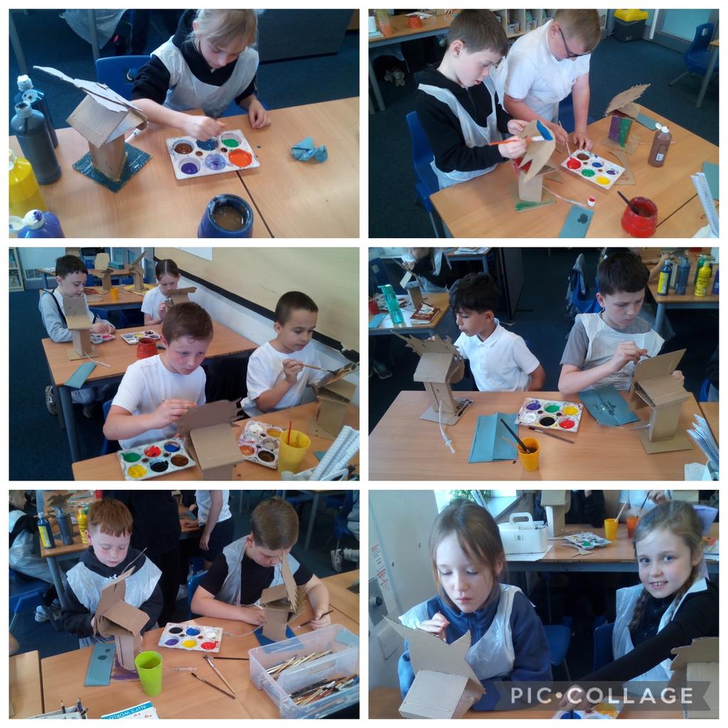 ditton_ps's tweet photo. Today is completion day of The mechanical hydraulic heads that year 4 CH have worked so hard creating. The children are so focussed on painting them before finally adding the water/oil to the mechanism 🌟 https://t.co/f3Hw5whHC4