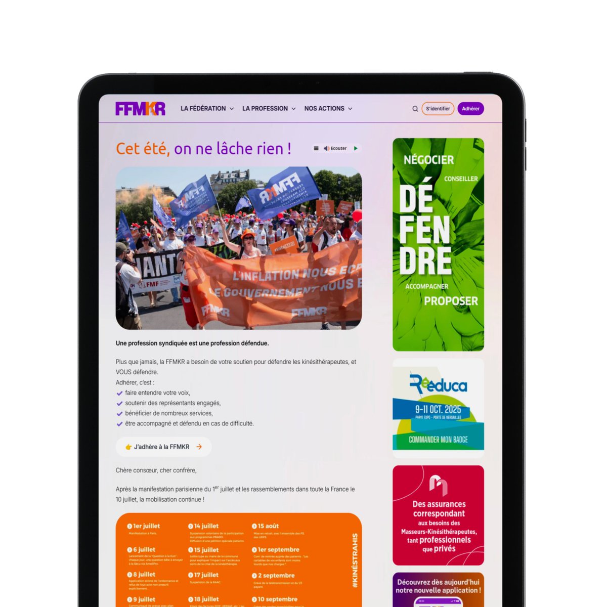 mentalworks's tweet photo. 💆‍♀️ La FFMKR donne un nouveau souffle à son écosystème digital

Nous sommes heureux d’accompagner la FFMKR — Fédération Française des Masseurs Kinésithérapeutes dans la refonte de son site web et de son espace adhérents. https://t.co/cCKVaeaq4O