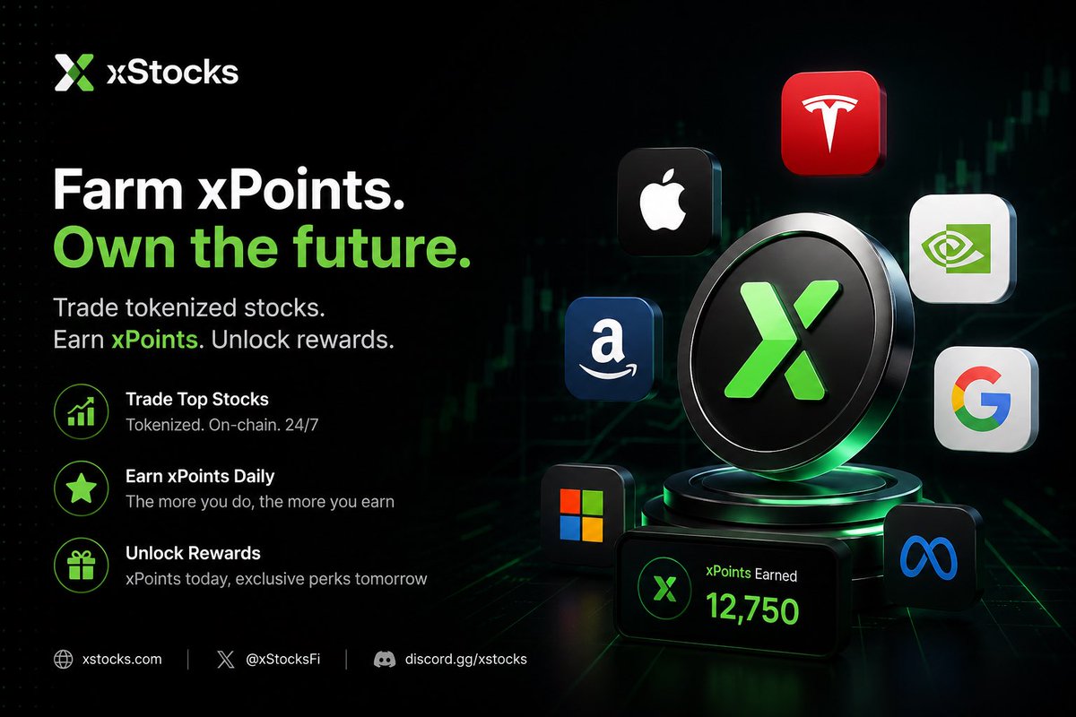 YASSIRYT6's tweet photo. Stacking xPoints early feels like one of those โwish I started soonerโ plays ๐ธ
Low effort, daily farming, and still early.
If you wanna get in before it gets crowded โฌ๏ธ
https://t.co/svRAm0FidD
#xStocks #xPoints #Crypto #Solana #DeFi #Airdrop #Web3 #CryptoFarming #OnChain https://t.co/UrHkEDYwF3