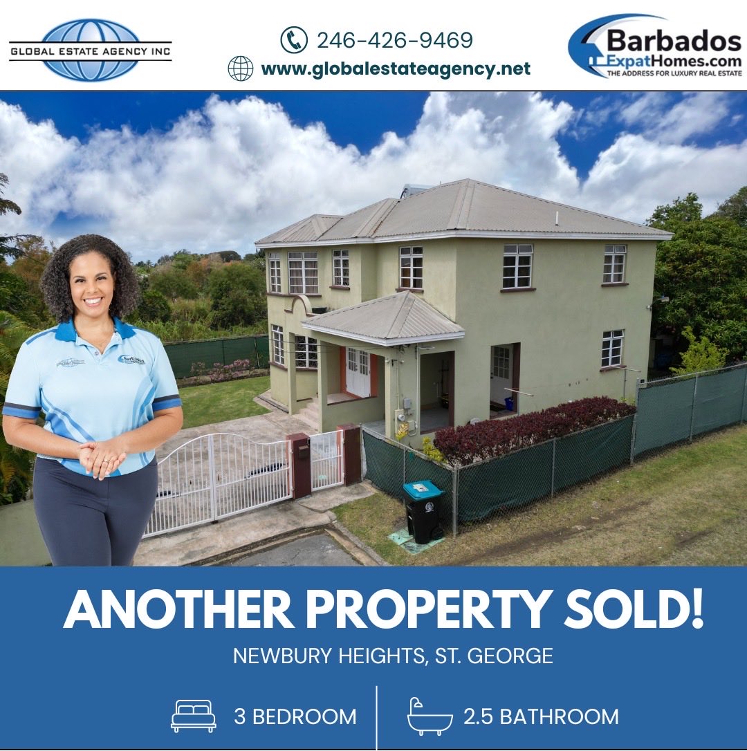 GlobalEstateBB's tweet photo. SOLD | Newbury Heights, St. George.🙌🏾
Grateful for the trust.💙
If you’re considering selling, we’d love to talk.😉

#BarbadosRealEstate #JustSold #HomeSellers https://t.co/QmGK3ZNbSp