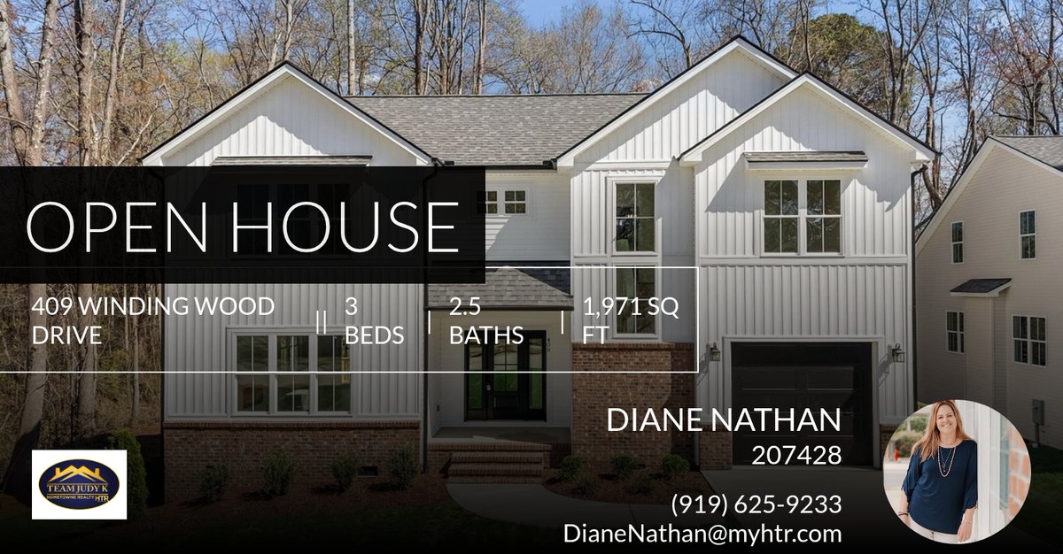 DNathanRealtor's tweet photo. $20,000 Incentive! Attend the upcoming open house May 16th from 11:00 AM to 1:00 PM and decide if it's the home for you! Listed by Kasey Lewis of Team Judy K at HomeTowne Realty, Clayton NC https://t.co/A4uNxOPcRX https://t.co/TNGbAUrsEs