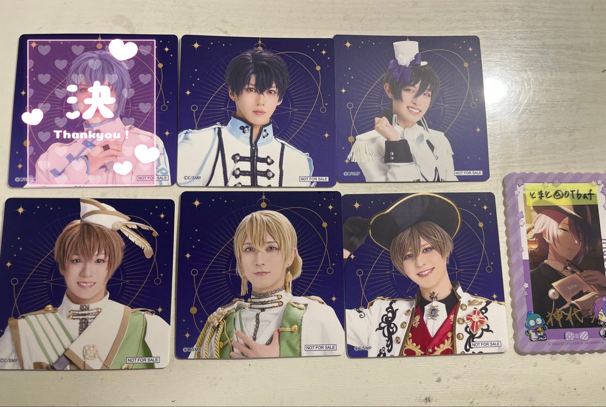 0Tbaf's tweet photo. 舞台魔法使いの約束 まほステ まほやく
まねきねこ コースター 買取 譲渡 交換

求  400/枚
譲  シノ、スノウ、ラスティカ、ミチル、ルチル

シノはその他同数含むお譲り
ご不快でなければシノ以外300/枚でのお譲り可能
23日夜池袋、24日まほステ手渡し可能
お気軽にお声掛けください！ https://t.co/s3Hvs6jMSY