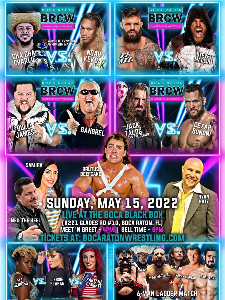Boca Raton Championship Wrestling tweet media