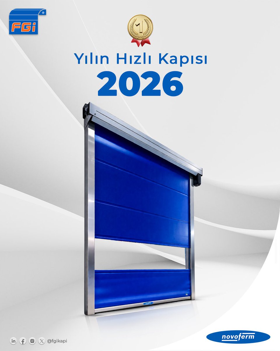 fgikapi's tweet photo. Yılın hızlı kapısı.

.

#fgi #Novoferm #fgikapi #fabrikakapısı #seksiyonelkapı https://t.co/BkViBr2PvF
