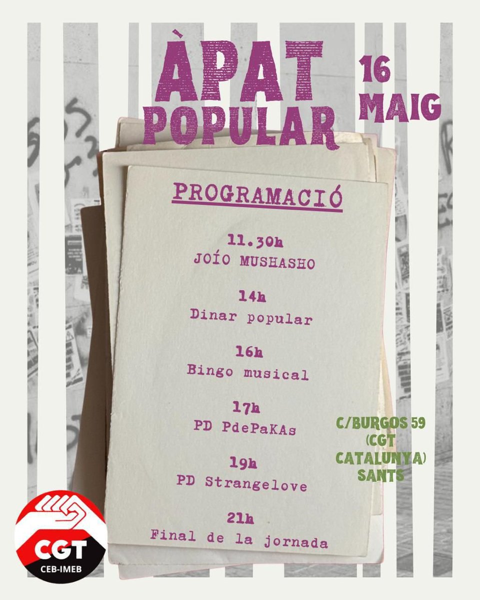 Acció Social CGT tweet media