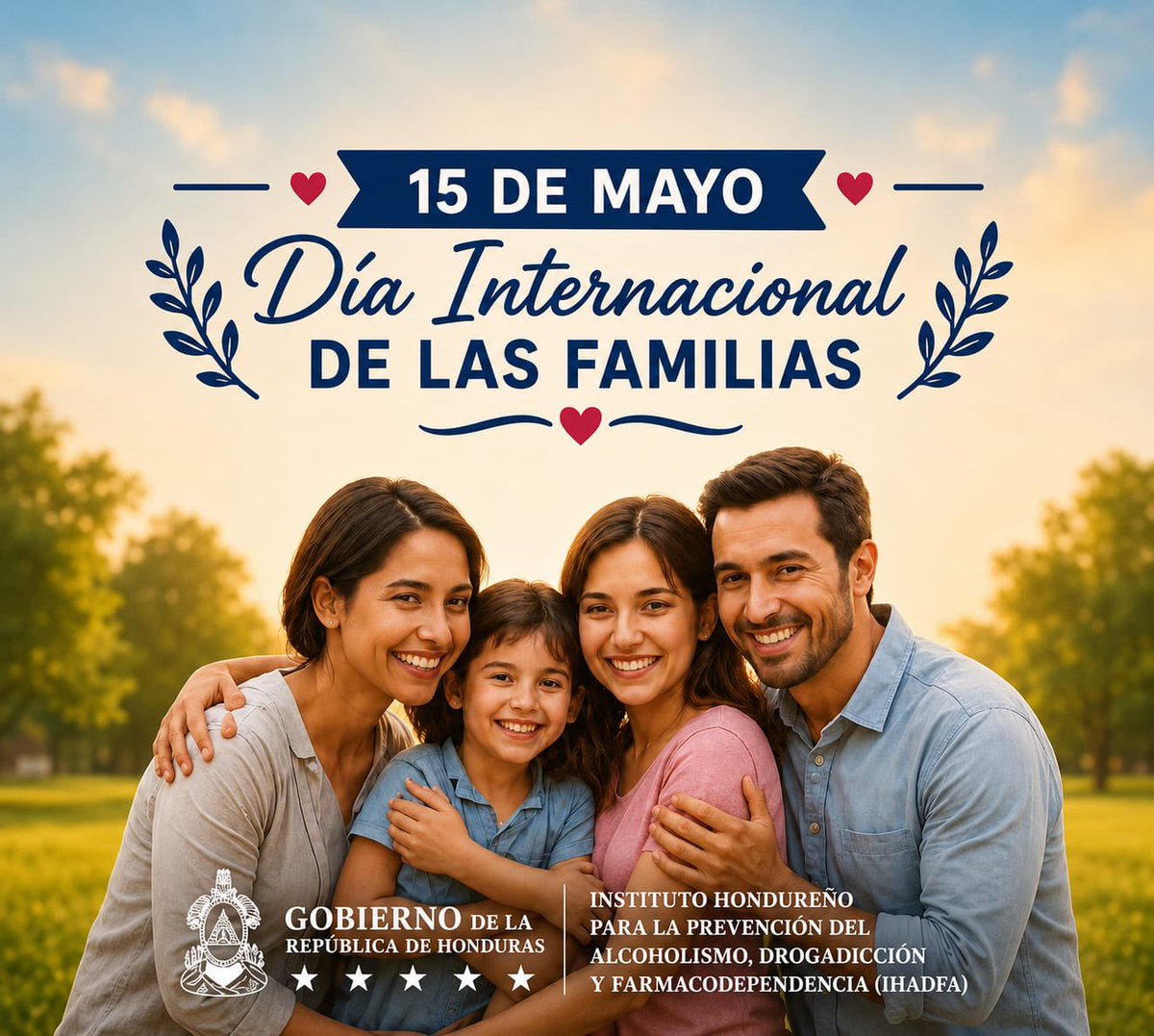 IHADFA's tweet photo. En este Día Internacional de la Familia, celebremos esos lazos que nos unen con amor, apoyo y esperanza, recordando que la familia es el pilar que guía nuestras vidas y nos enseña el verdadero valor de la unión. ✨ https://t.co/MKURVAmhXF