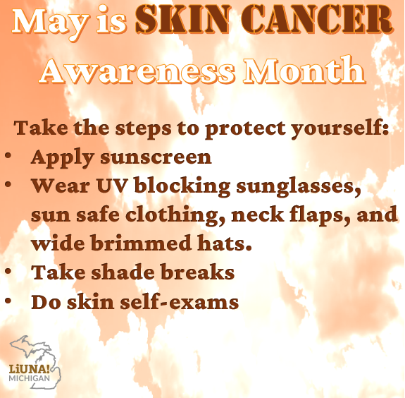 MiLaborers's tweet photo. May is #SkinCancerAwarenessMonth and we know as the summer months approach, we all get more exposed to the risks. Make sure to take the proper steps to protect yourself, it could save your life.
For more: https://t.co/nEgXe7Muwu
#FeelThePower #SkinCancerPrevention https://t.co/P02LBma7UD