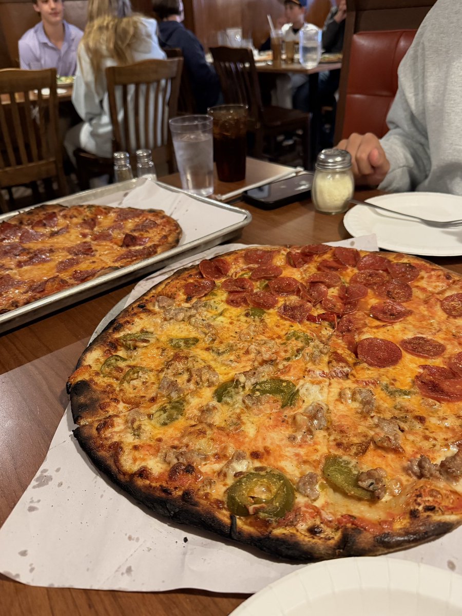 Wealth_w_Fletch's tweet photo. Sally’s. Frank Pepe. Modern.

The holy trinity of New Haven pizza — all originally opened in the 1920s and 30s.
Now they’re expanding. New locations popping up everywhere.

And the purists are losing it.

“It’s not the same.”

“The coal fired ovens can’t be replicated.”

“You have to go to New Haven.”

Here’s the problem with that argument —
A real comparison means sitting down with both pizzas, bite for bite, hot and fresh out of both ovens, at the exact same time.

Nobody is actually doing that.
So are we comparing pizza — or just protecting nostalgia?

I’ve been to the originals. I’ve been to the new locations. Still incredible either way.

Fight me in the comments

Pictured is the pie that started the debate. From Modern in New Haven. I don’t want any slander about my toppings.