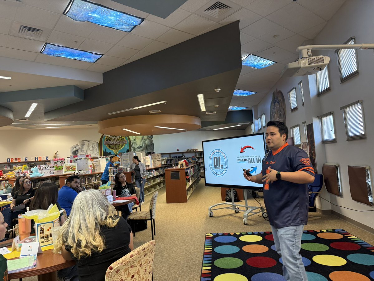JonFlores_EP's tweet photo. Great morning of learning @DSShook_ES reviewing Dual Model, classroom visits and collaborating for the 26-27 school year.  Thank you CI team building our 🧰 of tricks.  @JEksaengsri_CI @janguiano_CI @SISD_ES @EReyes_CI #TeamSISD #LeadLikeADragon https://t.co/lsCf0X29Mz