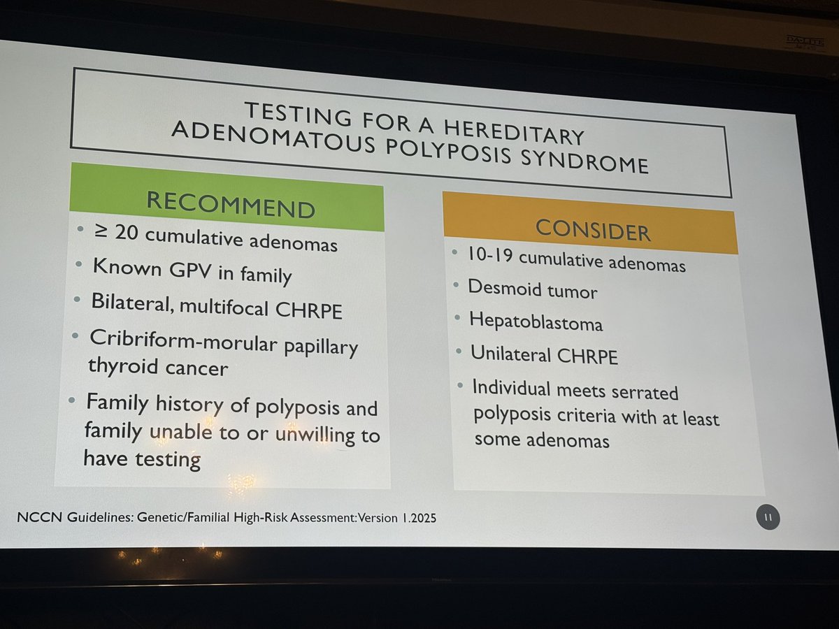 MN_GIMD's tweet photo. Started Dr. Burke’s visit with a bang. Full house at @floridawomengi Gut Club and exactly the kind of night that reminds you why these conversations matter

From hereditary adenomatous polyposis syndromes to serrated polyposis surveillance, this was one of those sessions packed with practical, immediately applicable clinical pearls. 

High-yield discussions on:
• When to pursue genetic testing
• Managing CPUE and SPS
• Surveillance strategies for patients and first-degree relatives
• The expanding landscape of hereditary GI cancer syndromes beyond classic FAP and MUTYH

One of my favorite parts of hosting visiting professors is watching a room full of trainees, faculty, and community physicians all lean into the same conversation together. Education hits differently when it feels collaborative, practical, and clinically relevant.

Grateful to @burkegastrodoc for kicking off our @AdventHealthCFL #GIFellowship Visiting Professorship series in such a strong way.

Now onto Grand Rounds today.