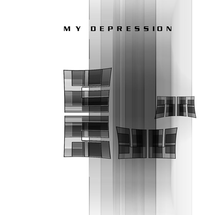 uzedit's tweet photo. Art of the Day! "My Depression". Buy at: https://t.co/4InzU4f5N3 https://t.co/eJ72vosJV0