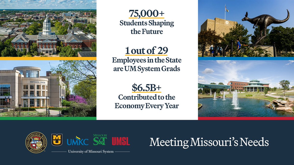 UMGovRelations's tweet photo. As the legislative session concludes, I’m grateful for the strong support of Missouri’s elected leaders for @UMSystem. We’re proud to serve all Missourians and to work together to move our state's workforce and economy forward. https://t.co/cWCuIc1xJ6