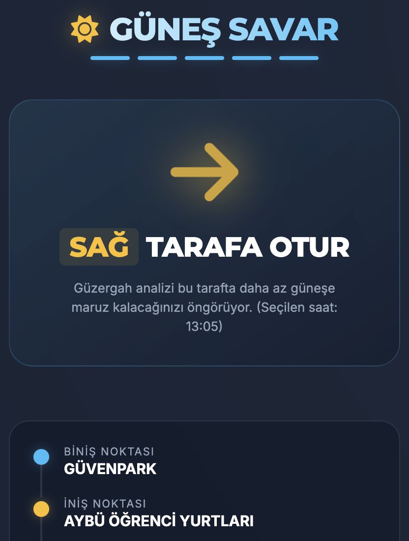 alp0x01's tweet photo. Ankara'da yaz sıcağında toplu taşıma kullanıyorsanız, bu araç işinizi epey kolaylaştıracak. 

Biniş ve iniş durağınızı seçiyorsunuz. Sistem size güneşin vurmayacağı tarafı anında söylüyor.

İsteyen herkes bundan faydalanabilir. 👇 https://t.co/ukYA0TlbKX