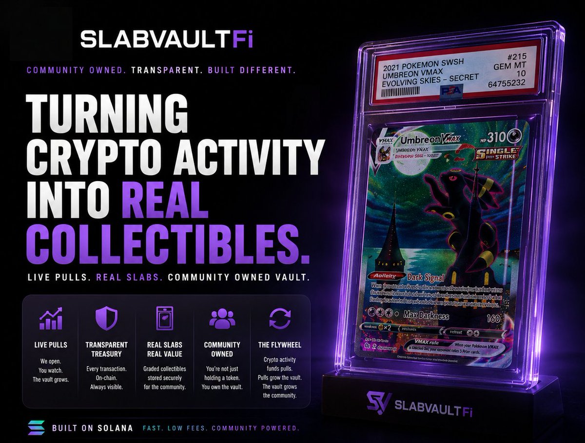 SlabVaultFi's tweet photo. From 6k to 25.5k mcap in a day 👀

$SVF is finally getting the attention it deserves.

Real slabs.
Real vault.
Real community.
We’re just getting started.

https://t.co/ZvmH4KUh5l https://t.co/7vUN6RZVP4