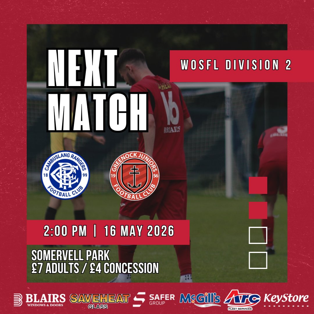 Greenock Juniors FC tweet media
