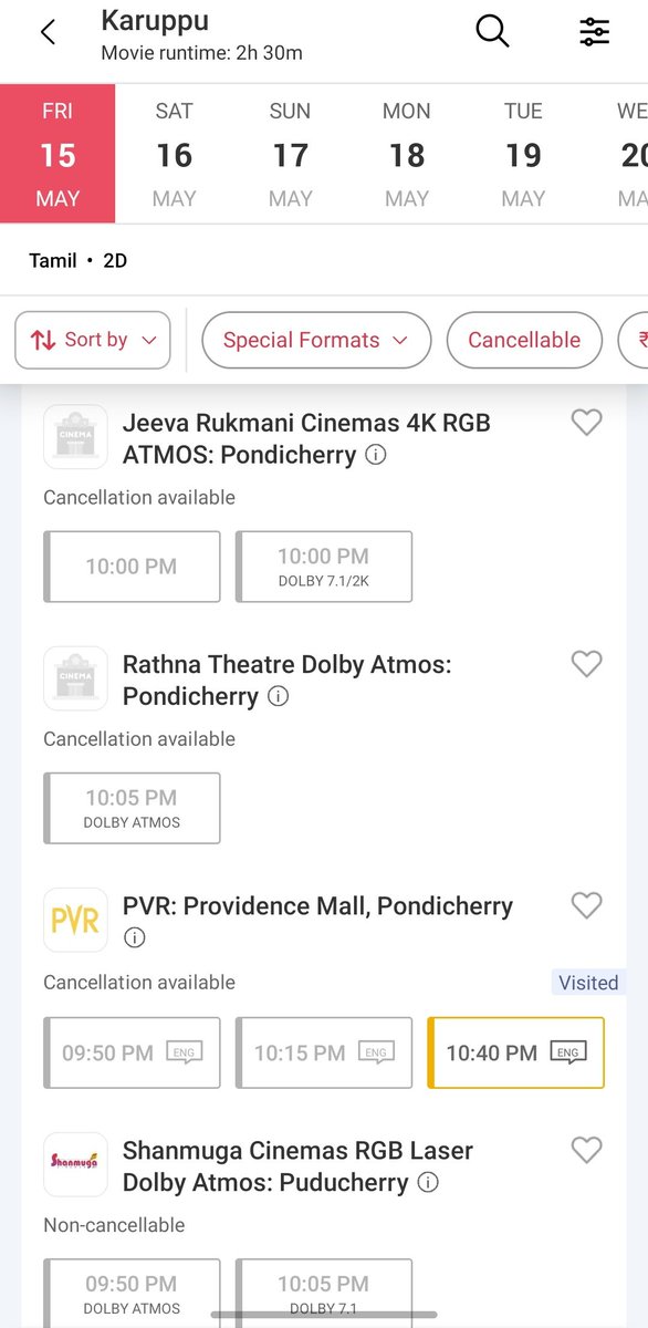 Susindhar_susee's tweet photo. Sold out 🧨🥵💣 #nightshow
All over theatre in pondicherry ❤️🔥
Peek sambavam 💣
#karuppublockbuster https://t.co/kJx6TyWRp5
